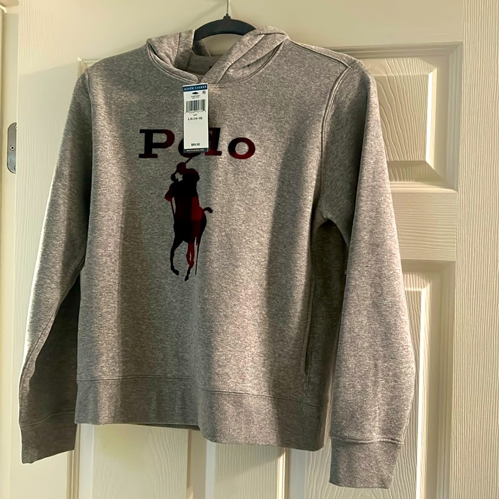 NWT Heather gray hoodie